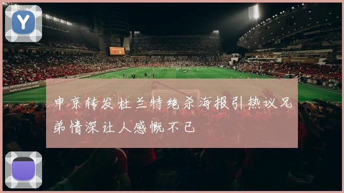 申京转发杜兰特绝杀海报引热议兄弟情深让人感慨不已